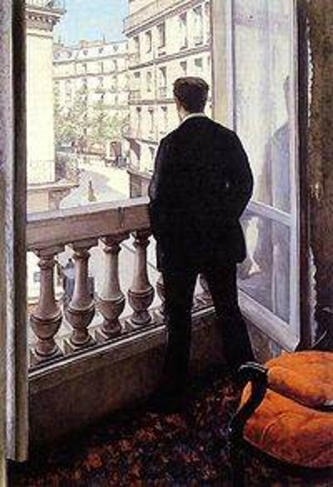 Caillebotte, Jeune homme à la fenêtre Caillebotte, Jeune homme à la fenêtre